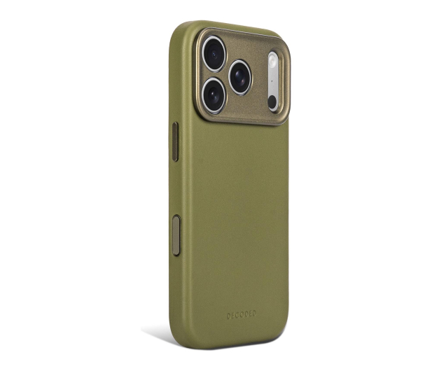 Decoded Leather Backcover do iPhone 18 Pro MagSafe (moss green) - 1586667 - zdjęcie 2